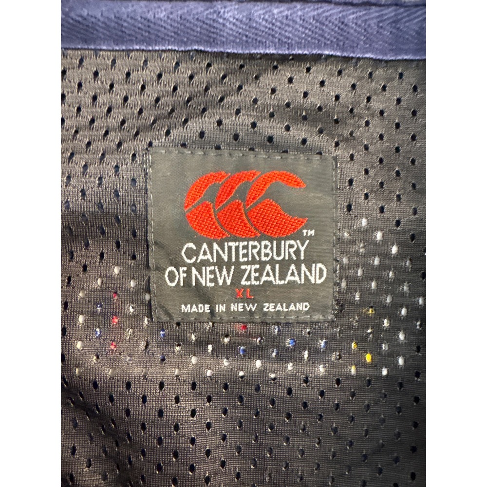 Canterbury of New Zealand Mens XL Navy Blue Fleece Fu… - Gem